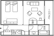 Floor plan:New Lodge / Western room