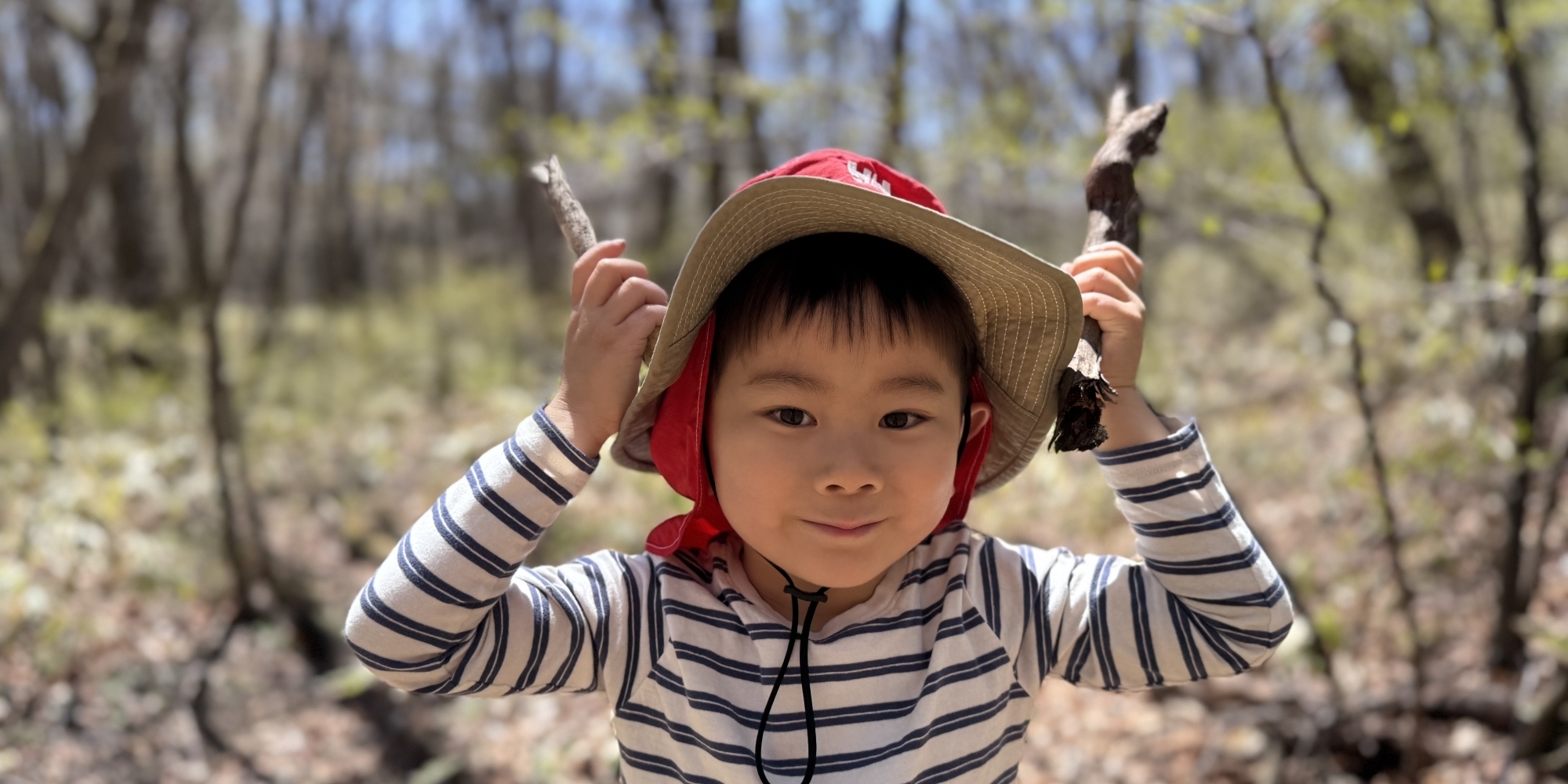 キープ森のようちえん♪～ やぶこぎ たんけん！ しかのもり♪ ～