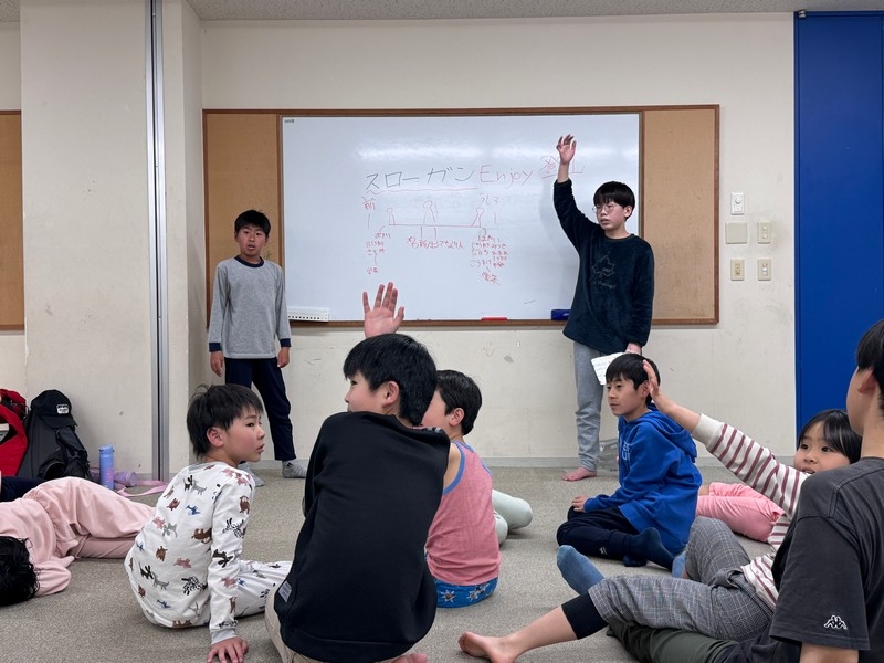 やまもり子どもキャンプの様子