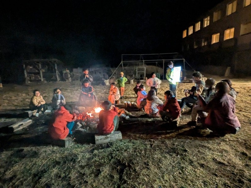 やまもり子どもキャンプの様子